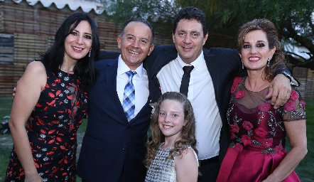  Manena Alonso, Octavio Aguillón, Ximena, Miguel Lázaro y Yolanda Payán.
