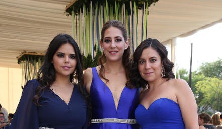  Ceci Shoup, Sofía Rangel y Paola Moreno.