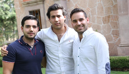  Mauricio Mahbub, Gabriel Torres y Jaime Alvarado.