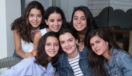  Luisa Rocha, Daniela Navarro, Paula Navarro, Cristy Nava, María Inés Macías y María Carreón.