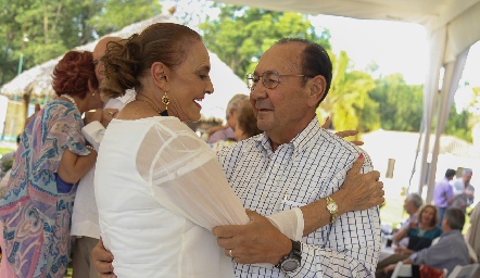 Toyita y Rafael Villalobos.