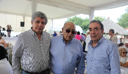  Virgilio Garza, José Morales Reyes y Gustavo Puente.