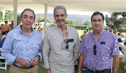  Gustavo Puente, Jaime Chalita y Eduardo Acebo.