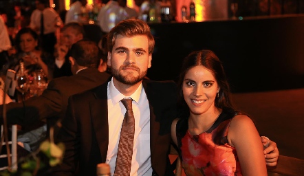  Hugo González y Daniela Guzmán.