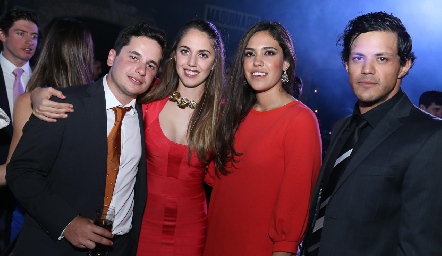  Agustín Soberón, Vero Martínez, Arantza Herrera y Jorge Díaz.
