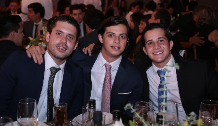  Eduardo Cabral, Partricio Rodríguez y Pablo Lavín.