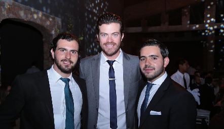  José Luis Hernández, Roberto Lozano y Mauricio Mahbub.