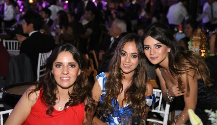  Andrea Espinoza, María Cordero y Lorena Navarrete .