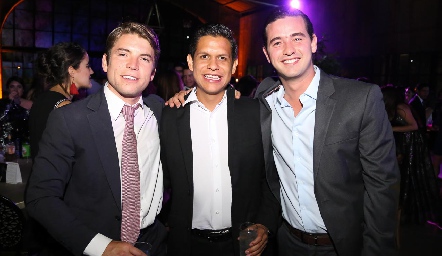  Berny Elizondo, Diego Zavala y José Andrés.