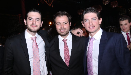  Eduardo Torre, Miguel Gaviño y Diego Cerecedo.