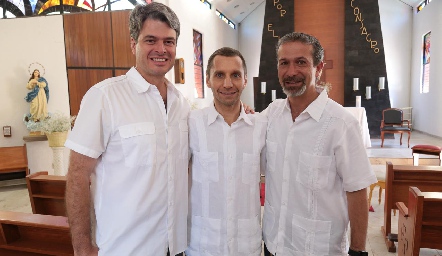  Javier Zermeño, Mateo Conde y Luis Medlich.