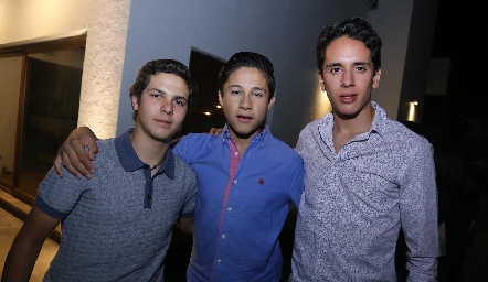  Javier Duarte, Trujillo y Juan Pablo Chevaile.