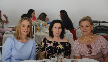  Claudia Carpizo, Lula López y Mónica Labastida.