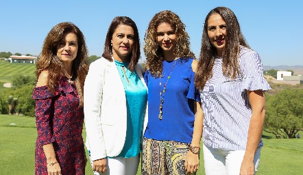  Paulina Gil, Martha Álvarez, Karen Pérez y Sonia Camacho.
