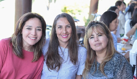  Marcela Martínez, Sonia Camacho y Alicia Blanco.