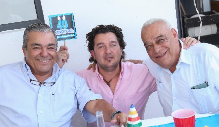  Ricardo Lozano, Mauricio Lozano y Paco Alvarado.