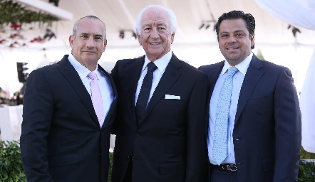  Mauricio Zendejas, Marcelo y Fernando de los Santos.