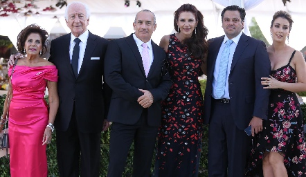  Guille y Marcelo de los Santos, Mauricio Zendejas, Guille, Fernando y Pilar de los Santos.