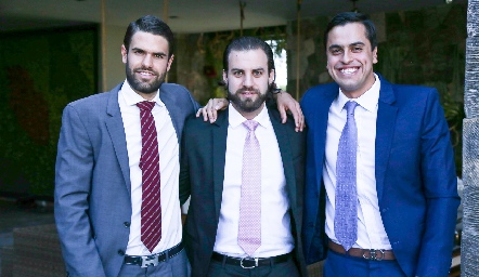  Pato Maurer, Gerardo Eggleton y Omar García.