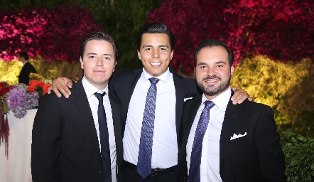  Pablo Herrera, Lizandro Bravo y Rodrigo Alcalde.