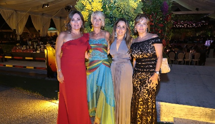  Anota Anaya, Güera Valle, Martha Chalita y Paty González.