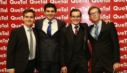  Alejandro Puentes, Rafael Dávila, Daniel Puente y Mauricio López .