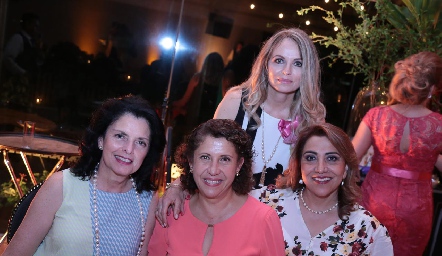  Ana Patricia Ordoñez, Marilú Adrián, Cony Jones y Norma Revuelta.
