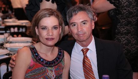Laura Monsech y Rodrigo Manzo.