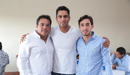  Antonio Ascanio, Gerardo González y José Ascanio.