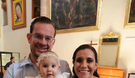  Jorge Luis Zúñiga, Vanesa Lacavex y Eliza Zúñiga.
