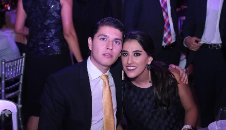 Santiago Perafán y Ximena Abud.