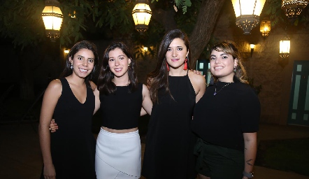  Ilse Lázaro, Montse Del Valle, Ana Paula González y Catarina Ferreira.