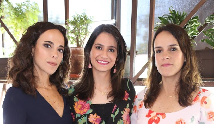  Mónica Medlich con sus cuñadas Cheli y María Sotomayor.