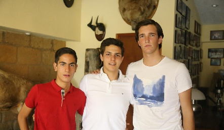  Juan Azcona, Javier Duarte y Mauricio Gómez.
