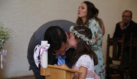  Sergio Quibrera con su hija.