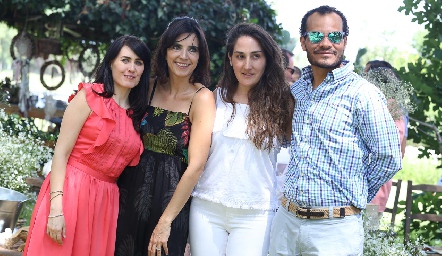  Malena Zardain, Marisol de la Maza, Lorena Ortiz y Miguel Fernández.