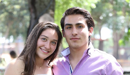  Larissa Román y Juan Pablo Echavarría.