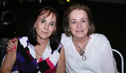  Susana Rangel y Luz María Rubín de Celis.