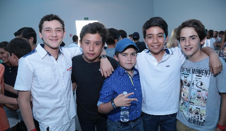  Charly, Jorge, Javier, Juanito y Pepe.