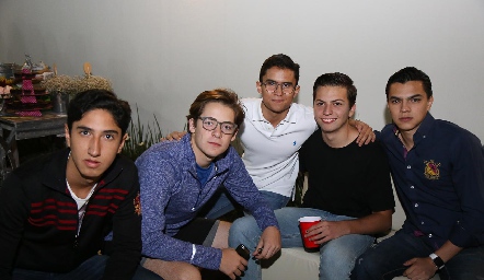  Chemi, Diego, Andrés, Humberto y Rocha.