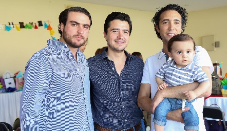  Manuel Saiz,  Adrián, Wilfrido y José María Martínez.