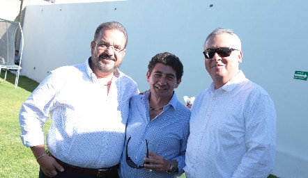  Pedro Rodríguez, Carlos del Valle y Pedro Espitia.
