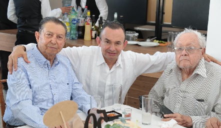 Juan Manuel Espinosa, Alejandro Pérez y José Alfonso Martínez Castillo.