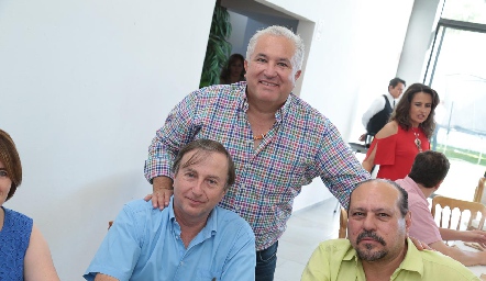  Guillermo Báez, Rafael Munguia y Ricardo Enaine.