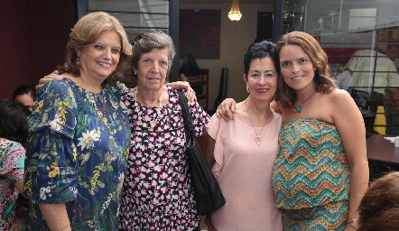 Ana Zermeño, Martha Pons Rivero, María Guadalupe López y Ana Alvarado.