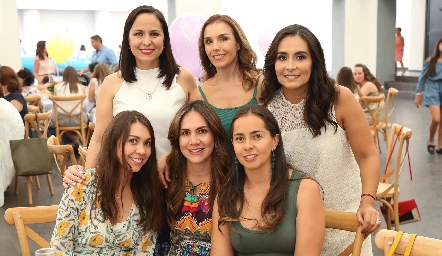  Susy Humara, Rocío Rubio, Cristina Torres, Ale Loredo, Ale Ruiz y Nora Otero.