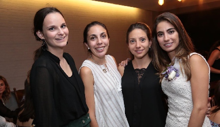  Albane, Daniela, María Fernanda Ramírez y Lorena Andrés.