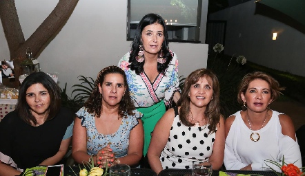  Paty Valadés, Graciela Torres, Rocío Espinosa, Sabrina Gaviño e Isabel Carrillo.