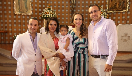  Mauricio Díaz de León, Aurora Bravo, Bárbara, Marcela Guevara y David García.
