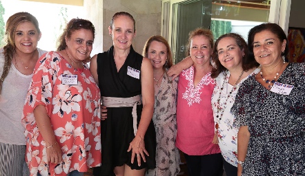 Claudia Duque, Maricela Zarur, Maribel Rico, Eva Aurora Aldrett, Haydeé Fuentes, Claudia Serment y Claudia Silos.
